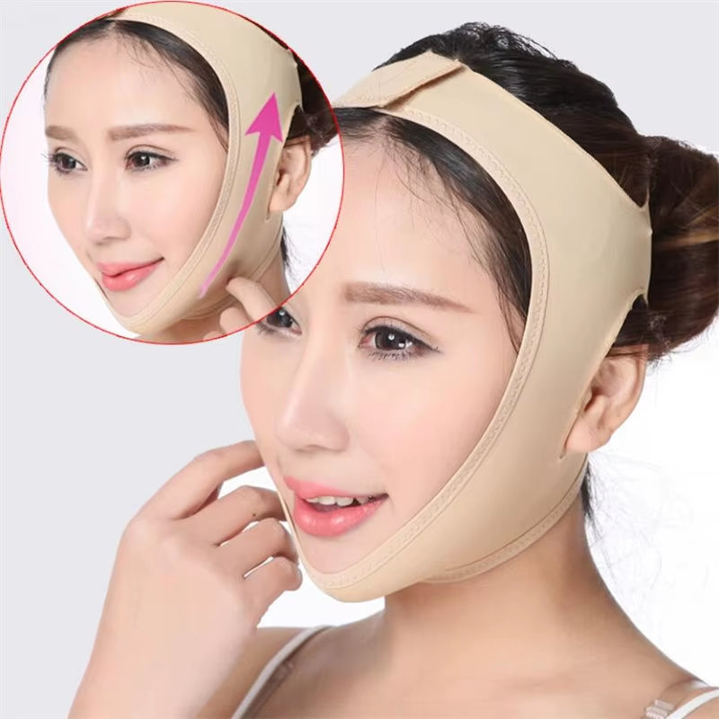 Face V Shaper Facial Slimming Bandage Relaxation Lift up Belt Shape Lift Reduce Double Chin Face Thining Band Massage Slimmer