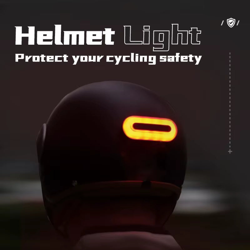 Waterproof IPX4 Bicycle Helmet Led Light Rechargeable Led Safety Taillight Bike Motorcycles Accessories Helmet Moto Helmet Light